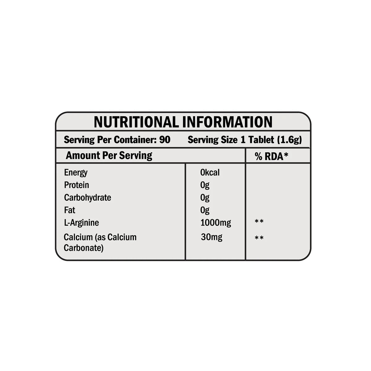 Scitron L-Arginine Nitric Oxide 90 Tablets