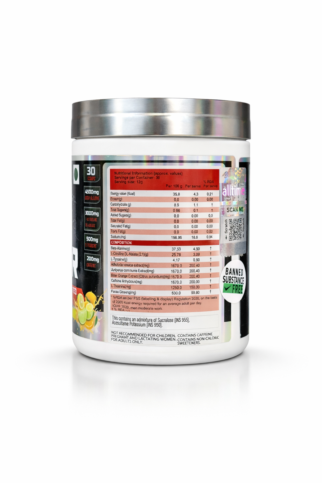 International Protein War Hammer Pre Workout 360g