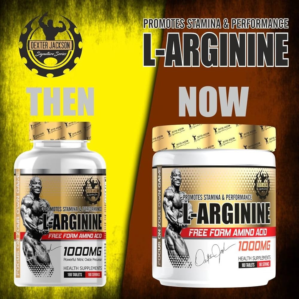 Dexter Jackson L-Arginine 1000mg | 180 Tablets