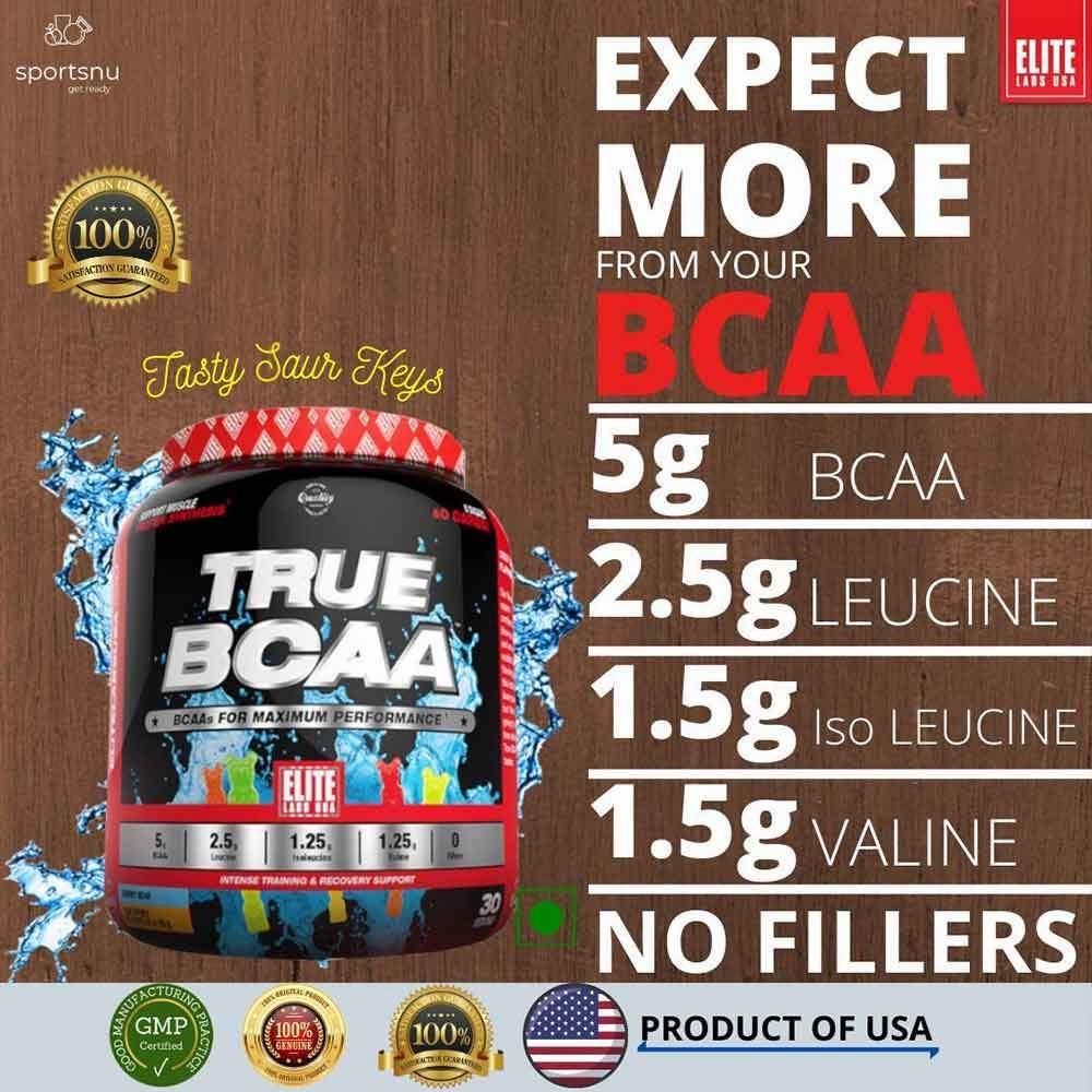 Elite Labs True BCAA 30 Servings | Muscle Recovery