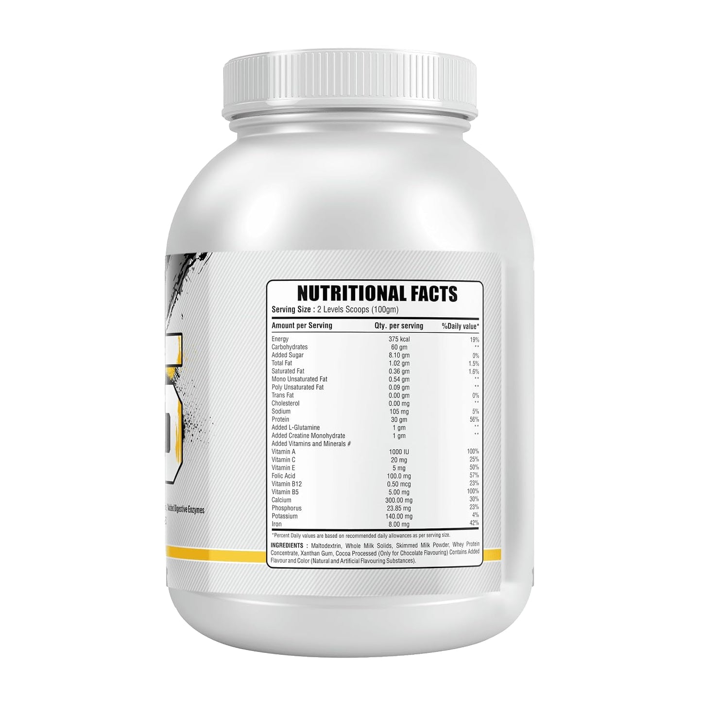 Muscle Weapon Bulk Up 5 Mass Gainer 2.5kg | High Protein Mass Gainer