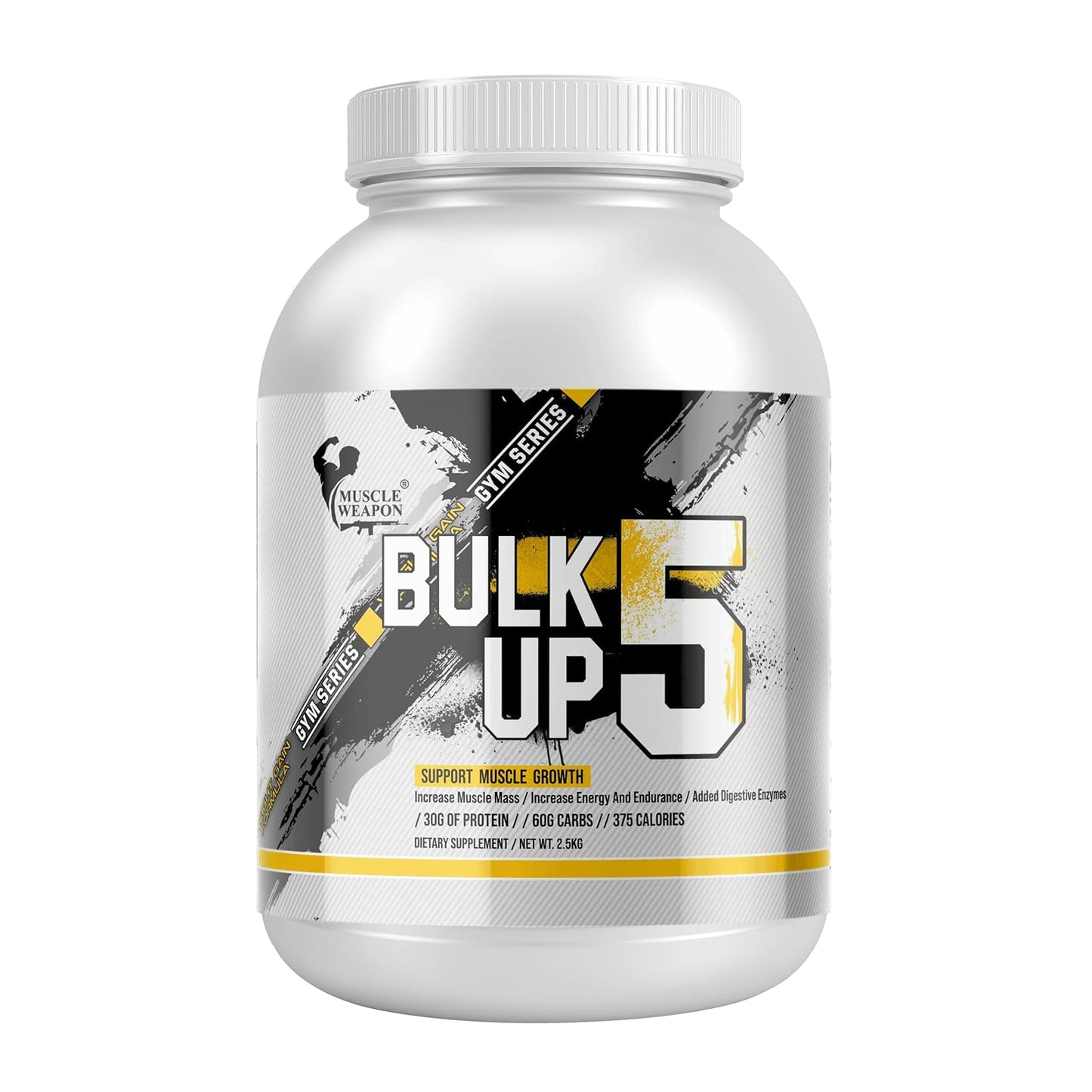 Muscle Weapon Bulk Up 5 Mass Gainer 2.5kg | High Protein Mass Gainer