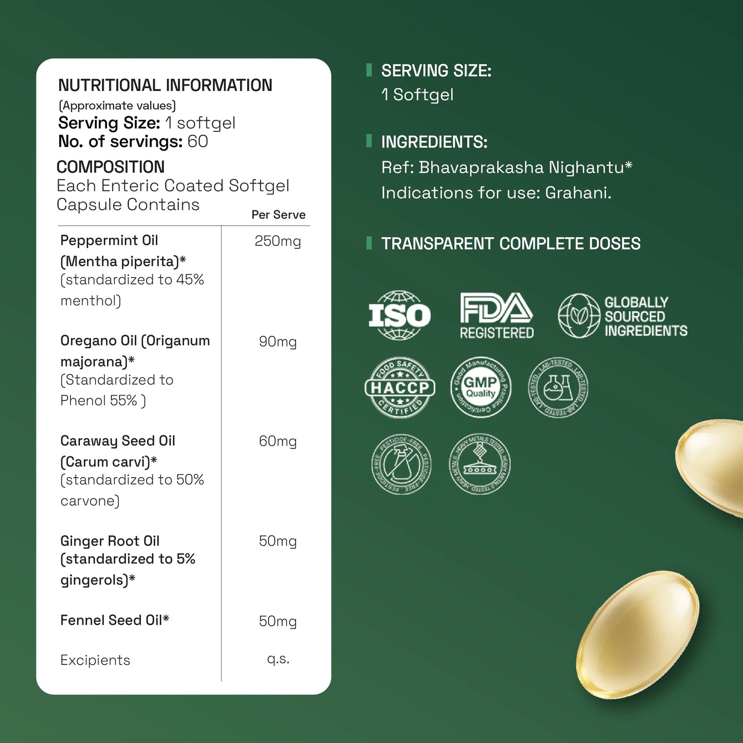 Ace Blend IBS Gastro Pro 60 Softgels | Gut Health Support