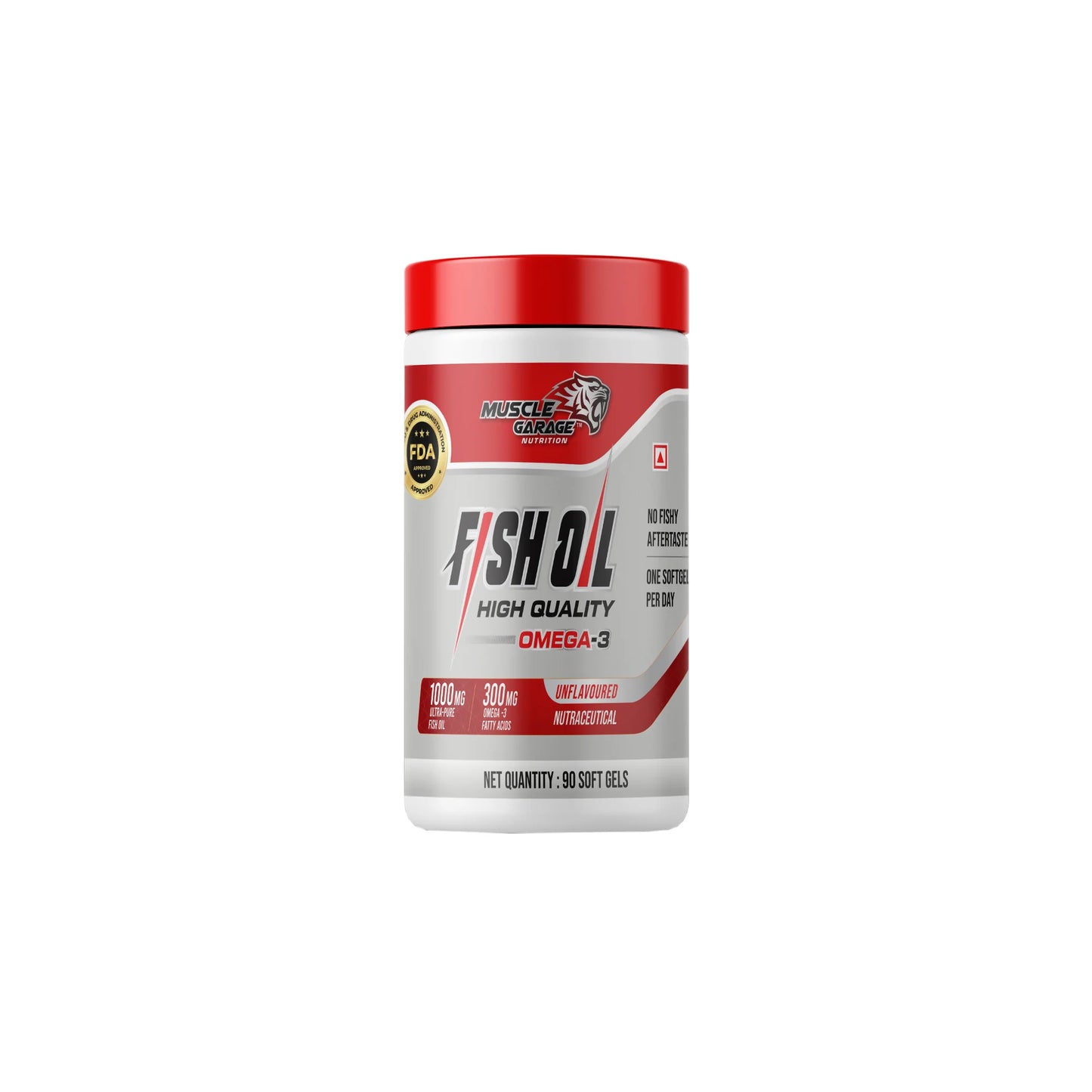 Muscle Garage Fish Oil Omega-3 1000mg | 90 Softgels