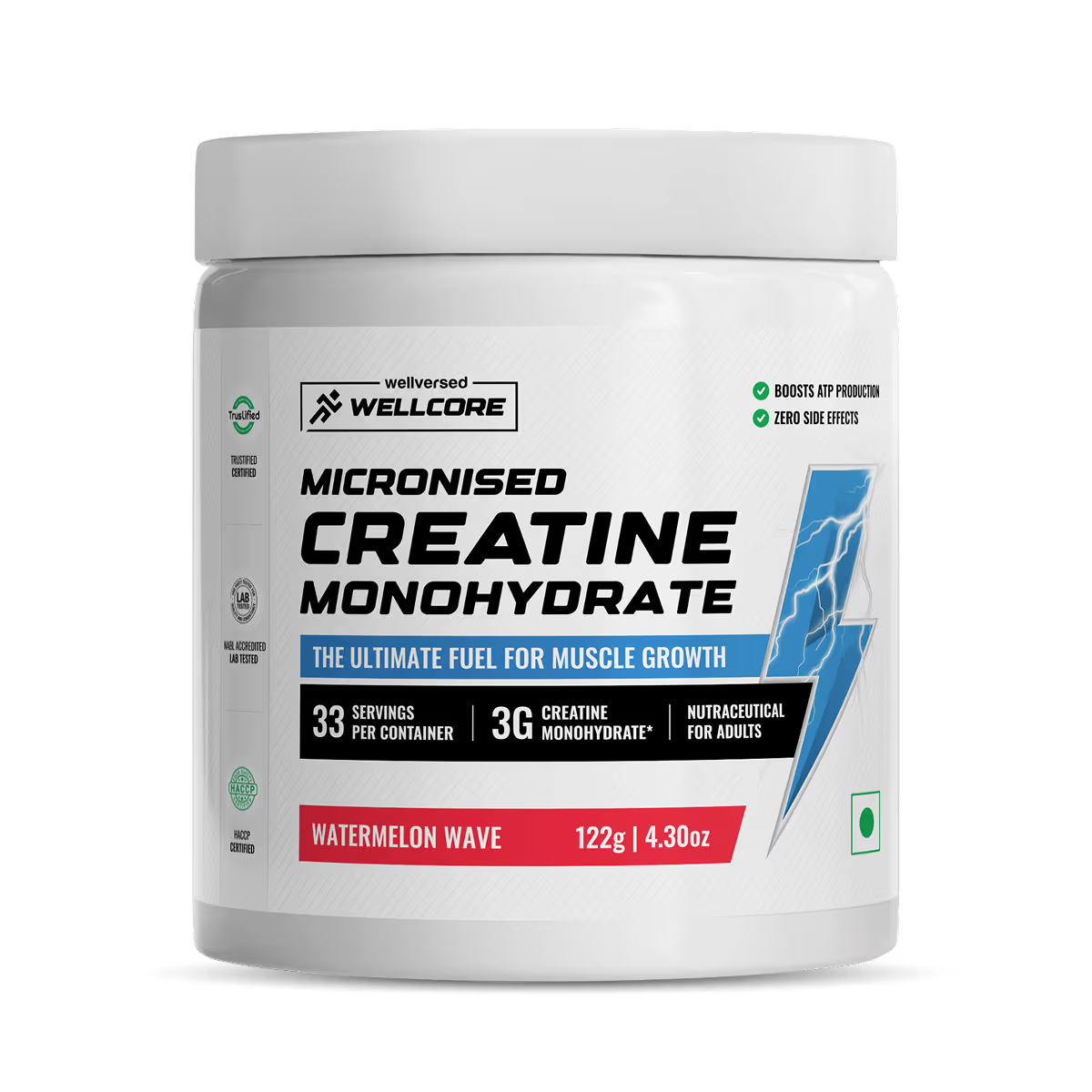 Wellcore Micronised Creatine Monohydrate 122g | 33 Servings