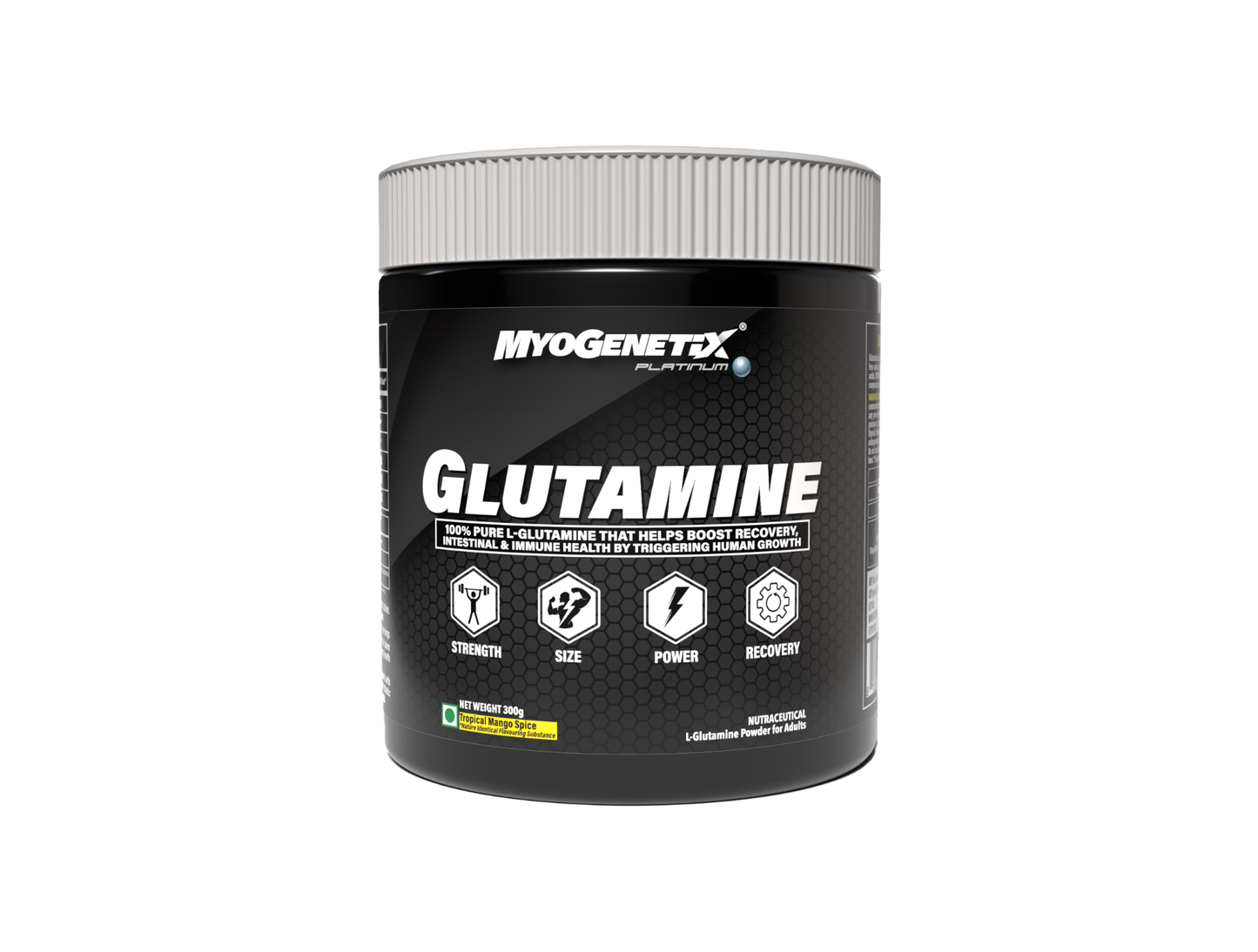 Myogenetix Glutamine Platinum 300g | 60 Servings