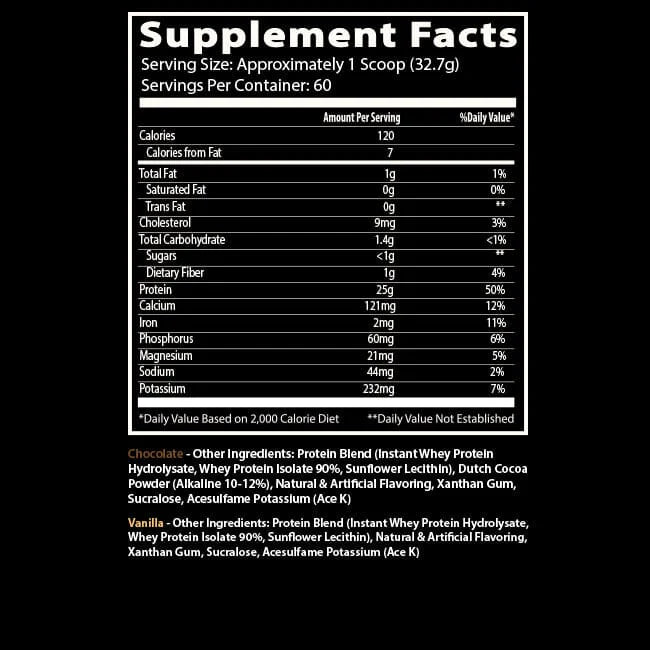 Insane Labz Insane ISO Hydrolyzed Whey Protein 4.4 lb