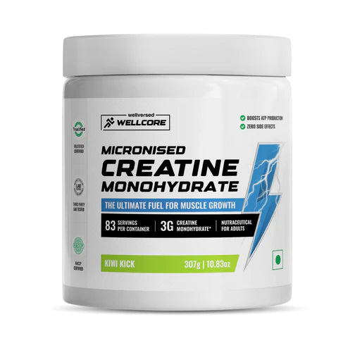 Wellcore Pure Micronised Creatine Monohydrate — ( 307g, 83 servings )