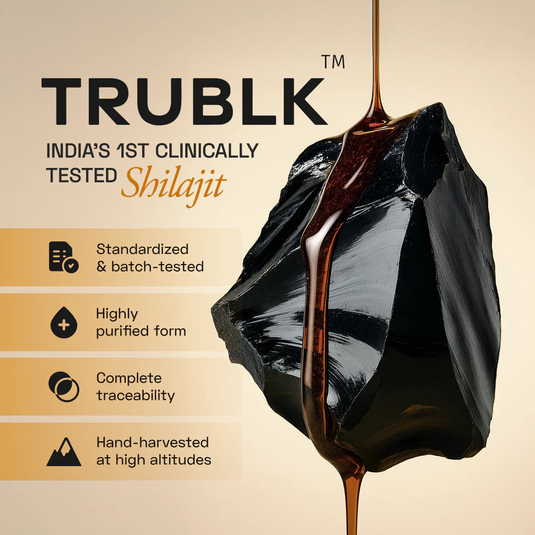 Ace Blend TRUBLK™ Shilajit Sticks | Energy & Vitality - Pack Of 30