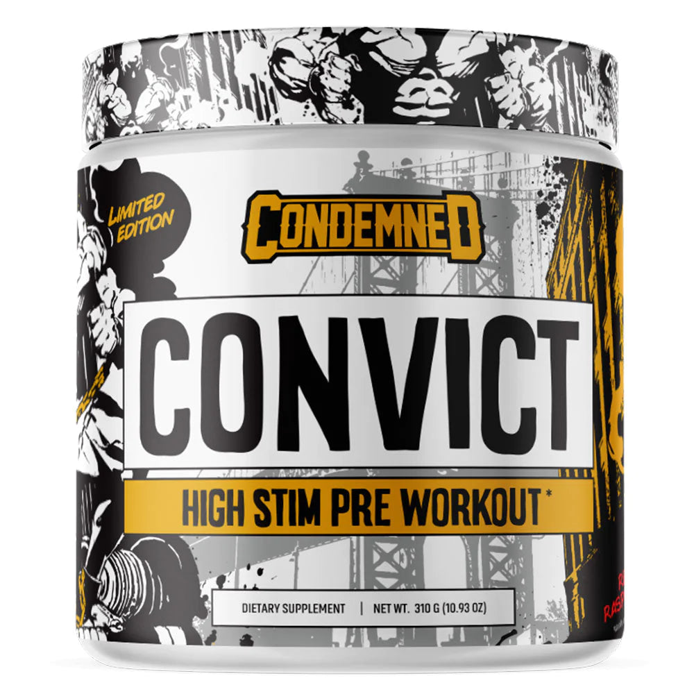 Condemned Labz Convict Pre Workout 50 Servings | High Stim