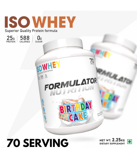 The Formulator Iso Whey Protein | 25g Protein - 66 Servings - 2.25 kg