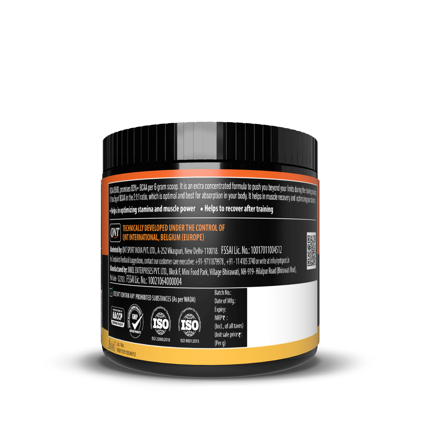 QNT BCAA 8500 180g | 2:1:1 BCAA Formula