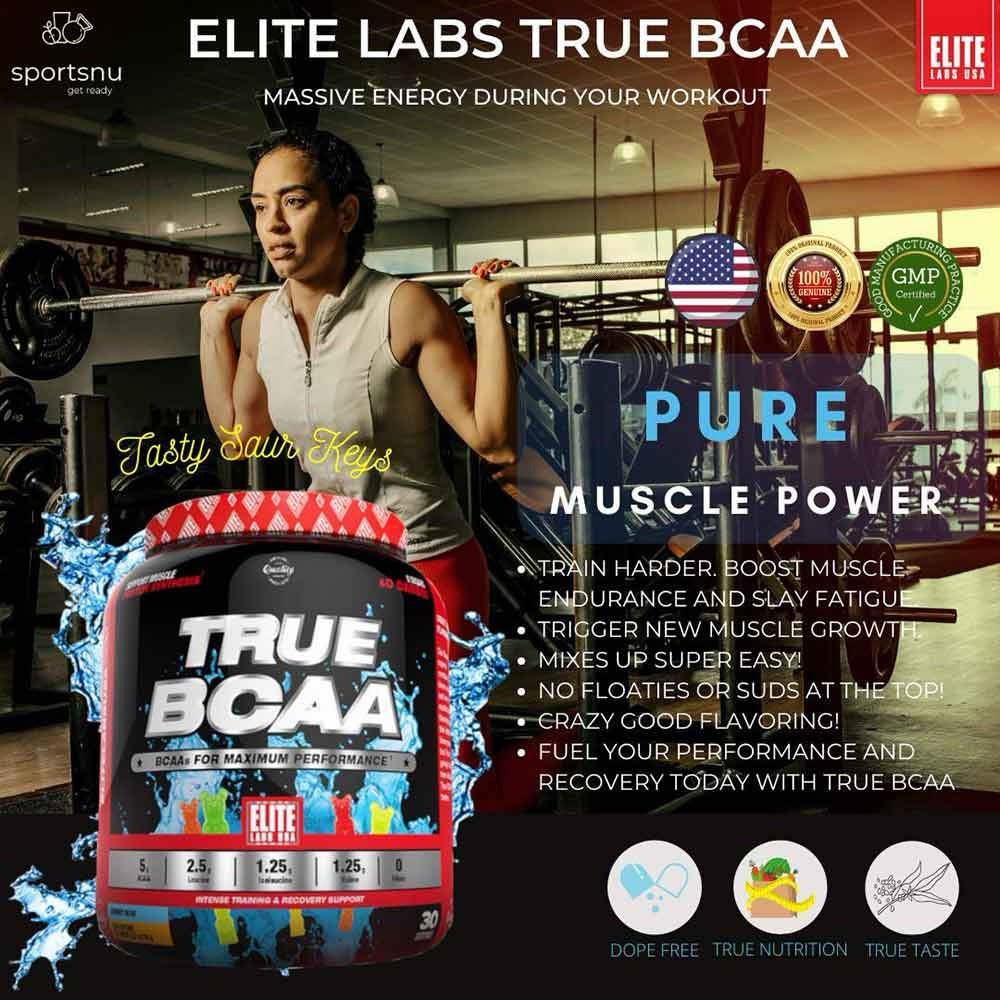 Elite Labs True BCAA 30 Servings | Muscle Recovery