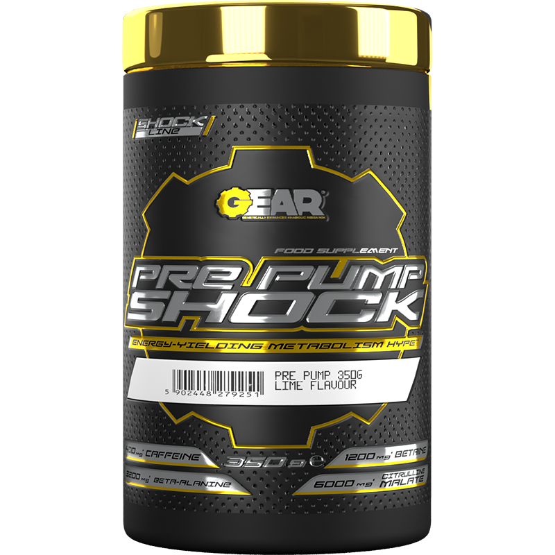 Gear Pre Pump Shock 350g | High Energy Pre Workout