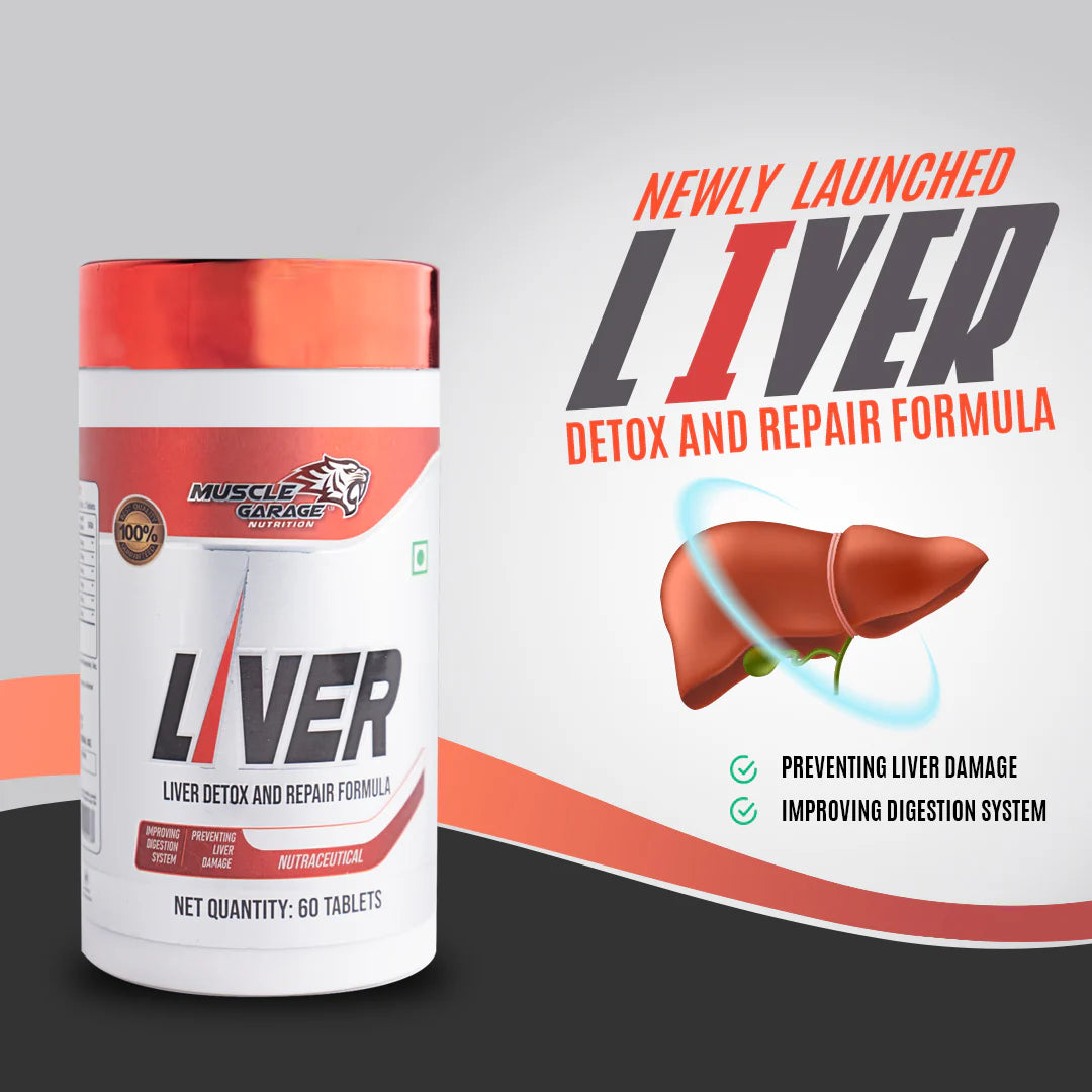 Muscle Garage Liver Detox & Repair Formula 60 Tablets