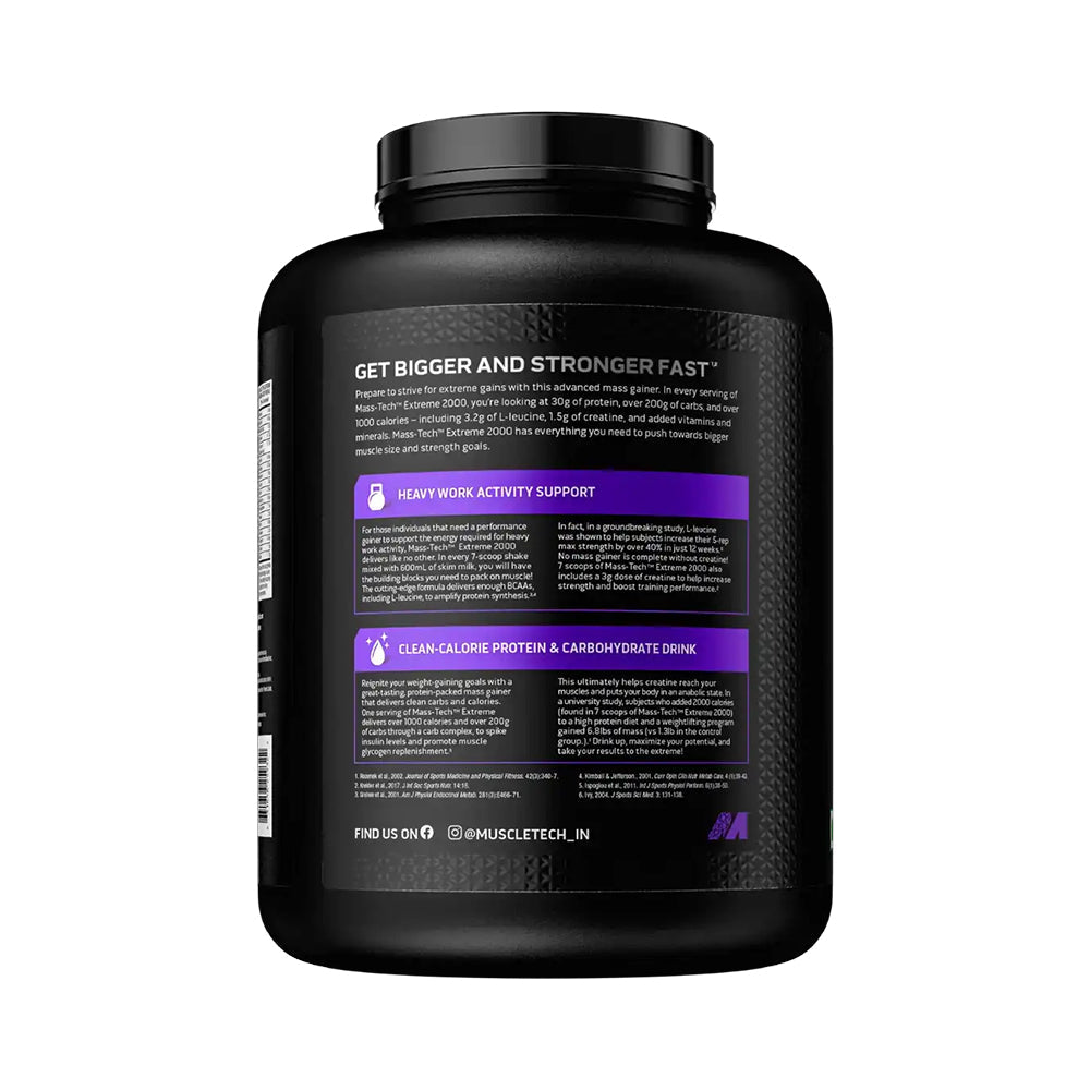 MuscleTech Mass-Tech Extreme 2000 3kg | Weight Gainer