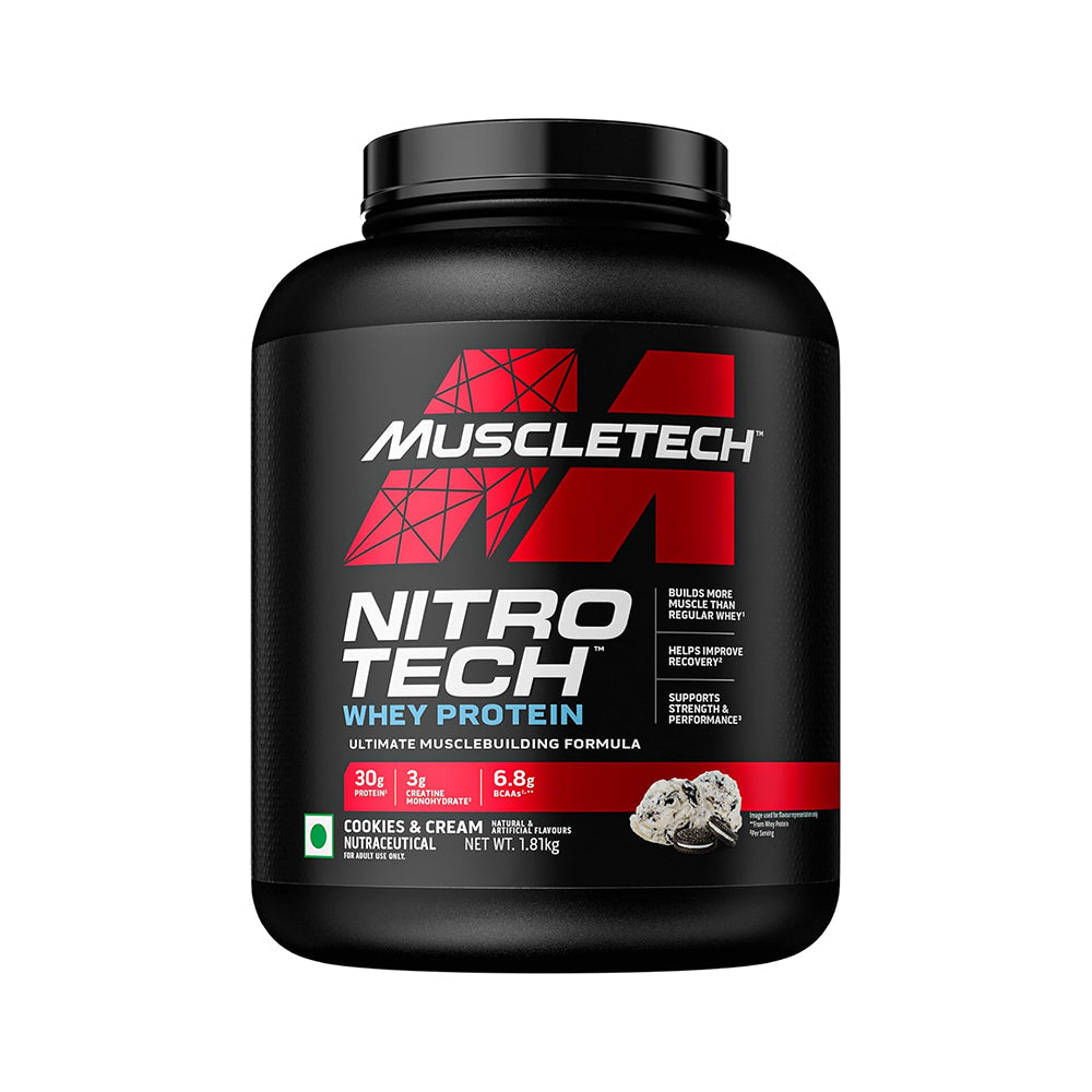 MuscleTech Nitro-Tech Whey Protein 1.81kg | 30g Protein