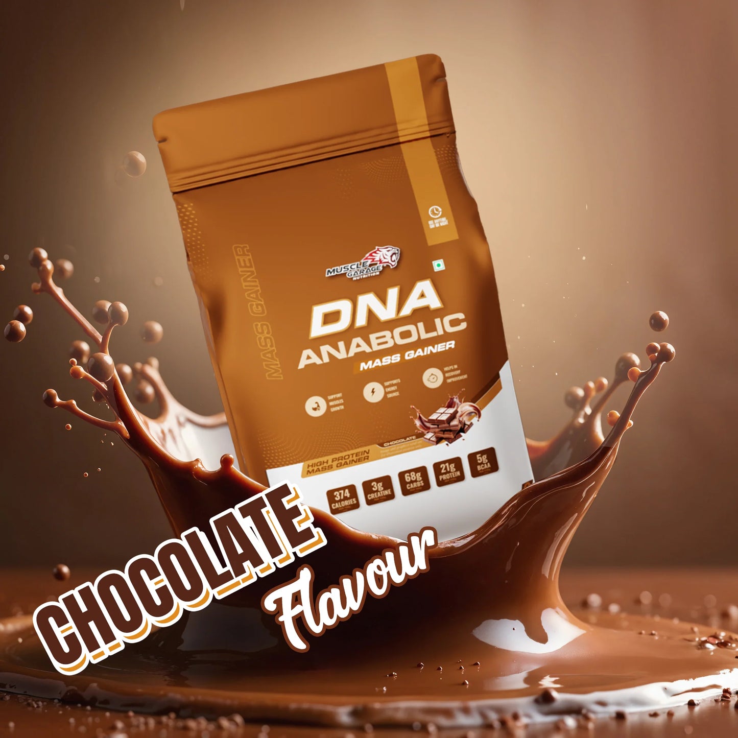 DNA Anabolic Mass Gainer 2.7kg (6 lbs) | High-Calorie Gainer