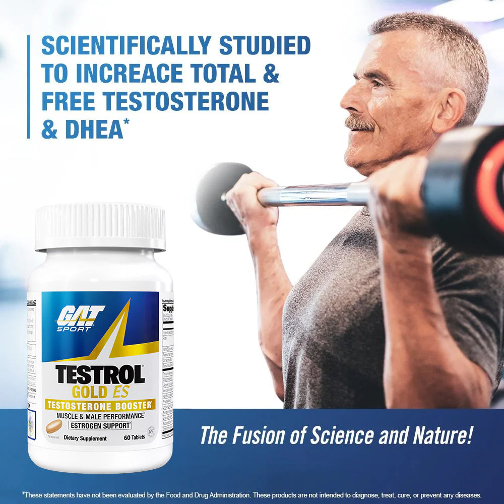 GAT Sport Testrol Gold ES 60 Tablets | Testosterone Support