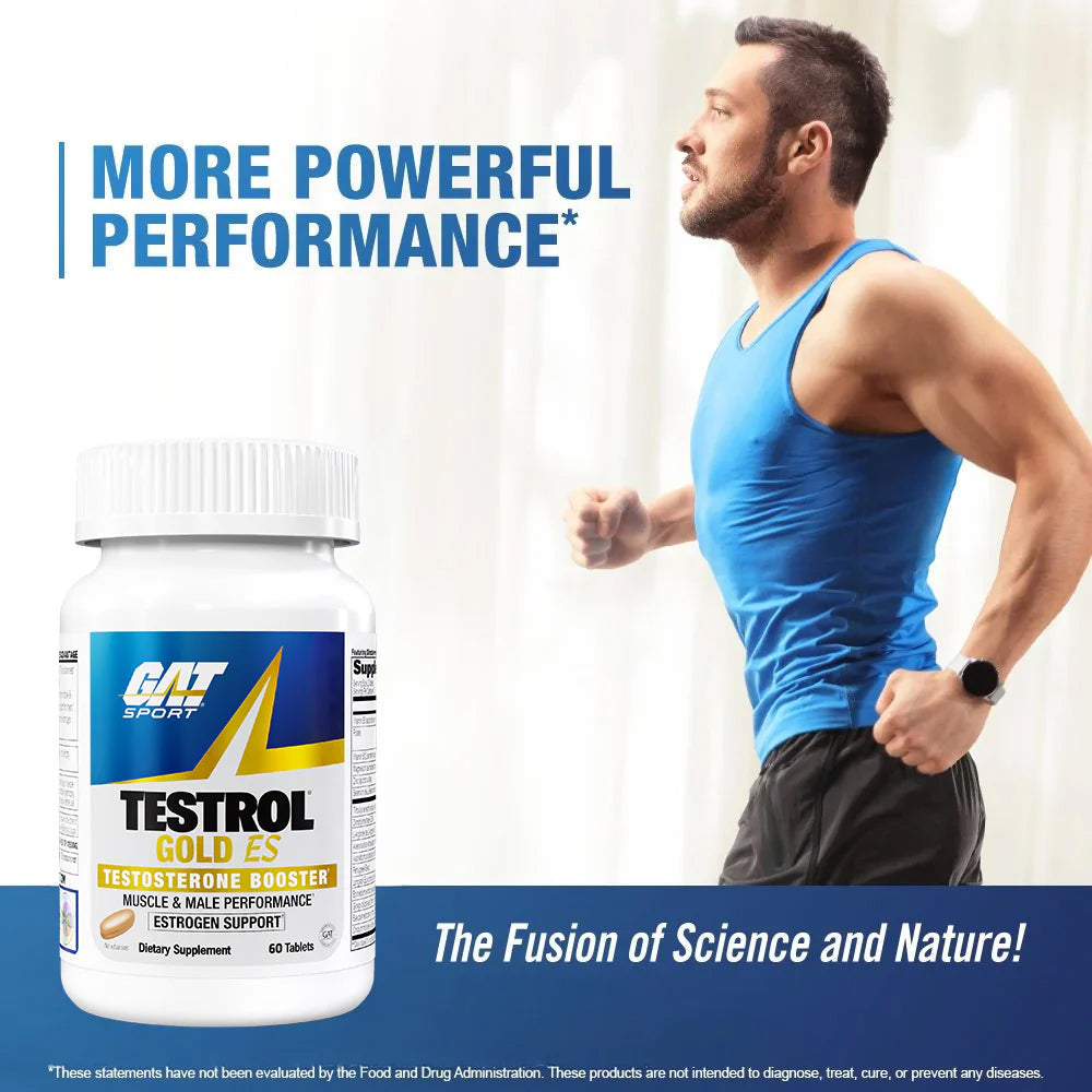 GAT Sport Testrol Gold ES 60 Tablets | Testosterone Support