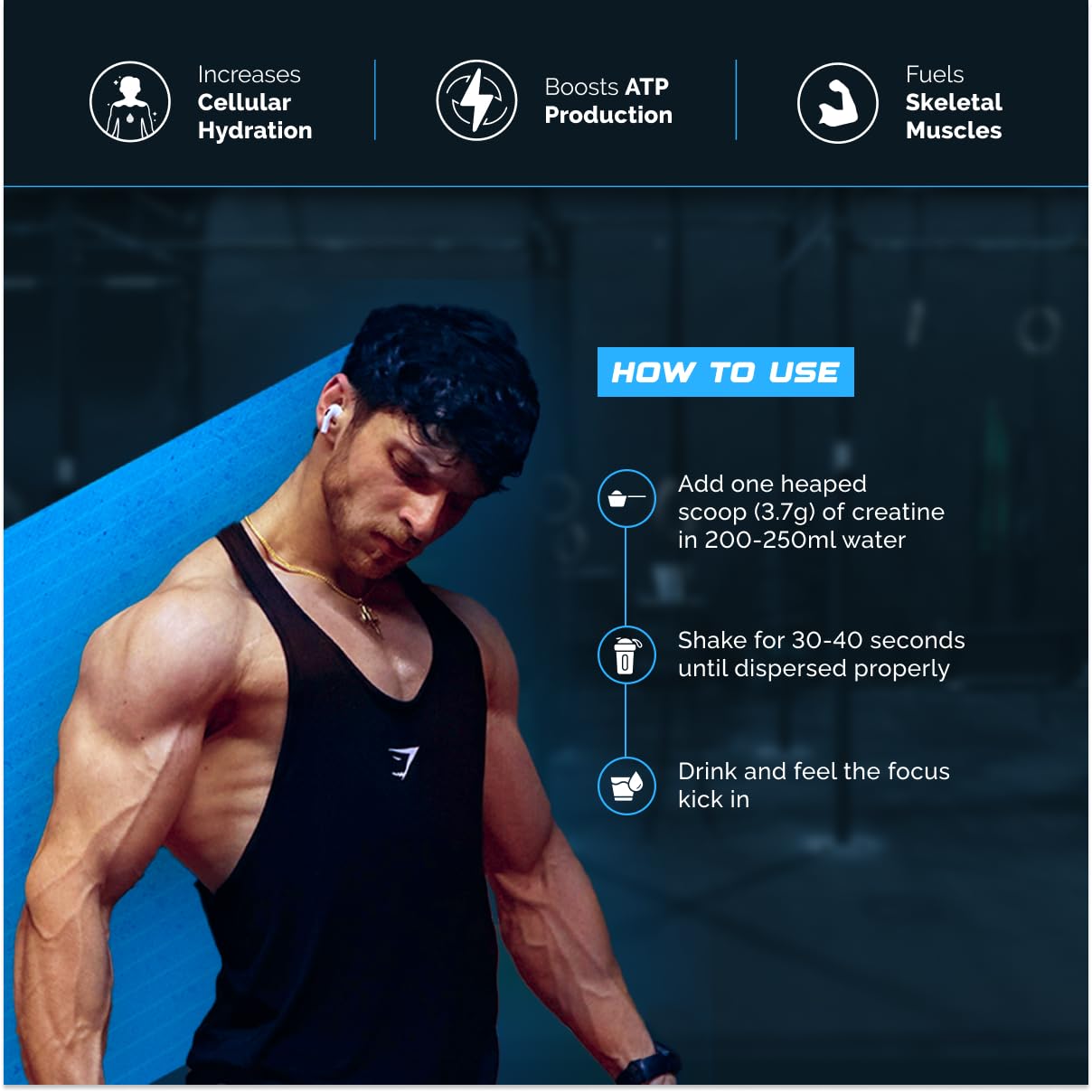 Wellcore Micronised Creatine Monohydrate 122g | 33 Servings