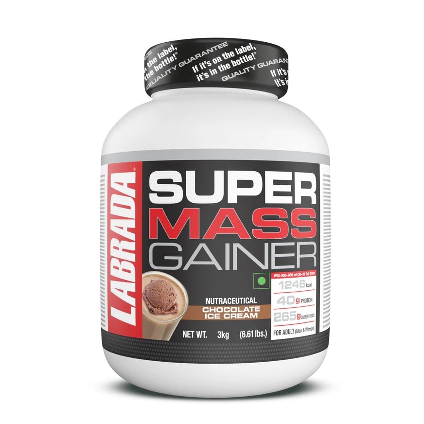 Labrada Super Mass Gainer 3kg (6.6 lbs) - Chocolate Ice Cream