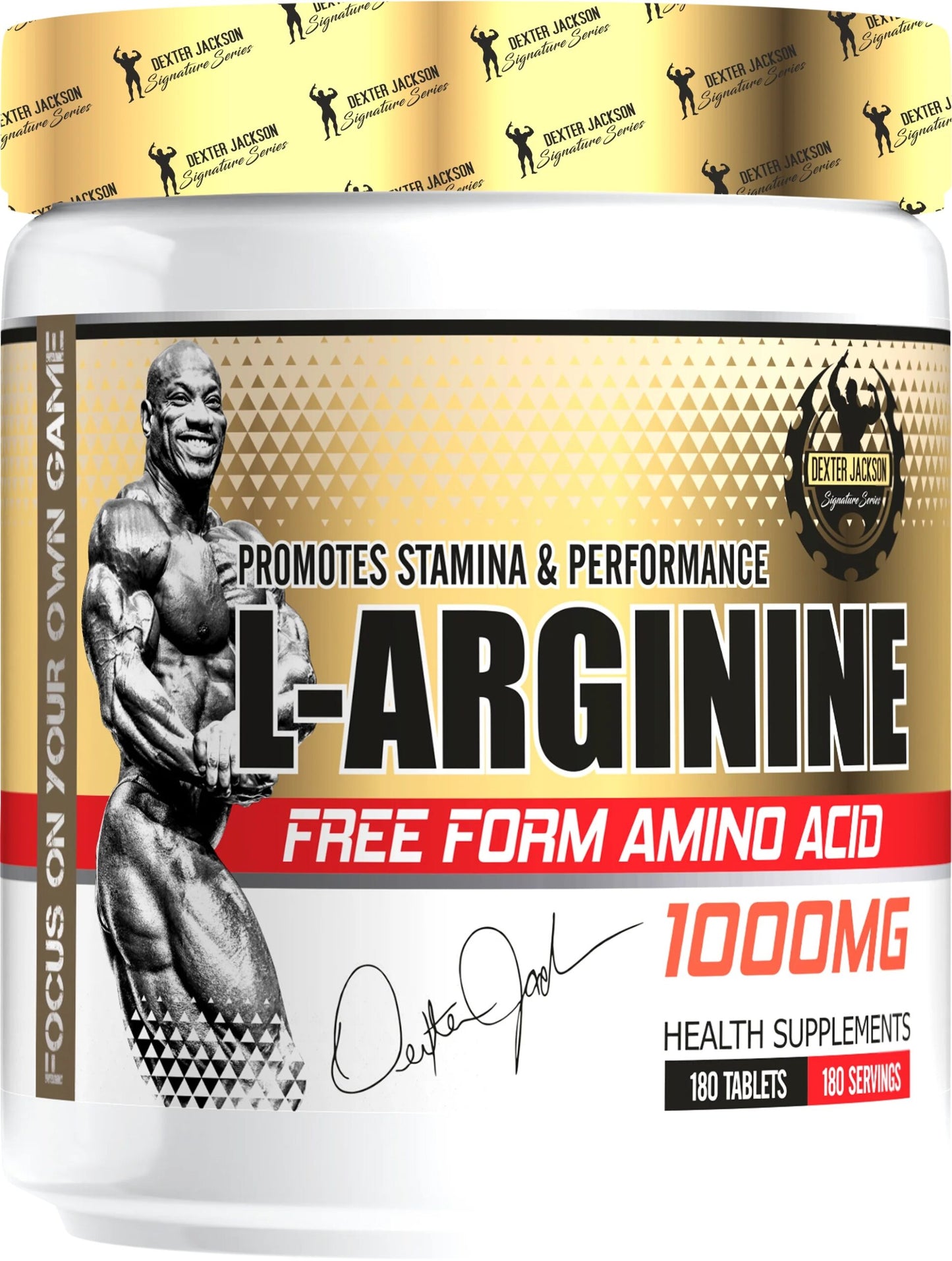 Dexter Jackson L-Arginine 1000mg | 180 Tablets